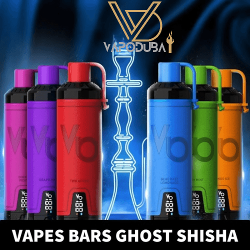 VAPES BARS Ghost Shisha 15000 Puffs 5MG Nicotine Disposable Vape in Dubai - Image 1