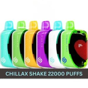Chillax Shake 22000 Puffs Disposable Vape – 5% Nicotine Strength in Dubai
