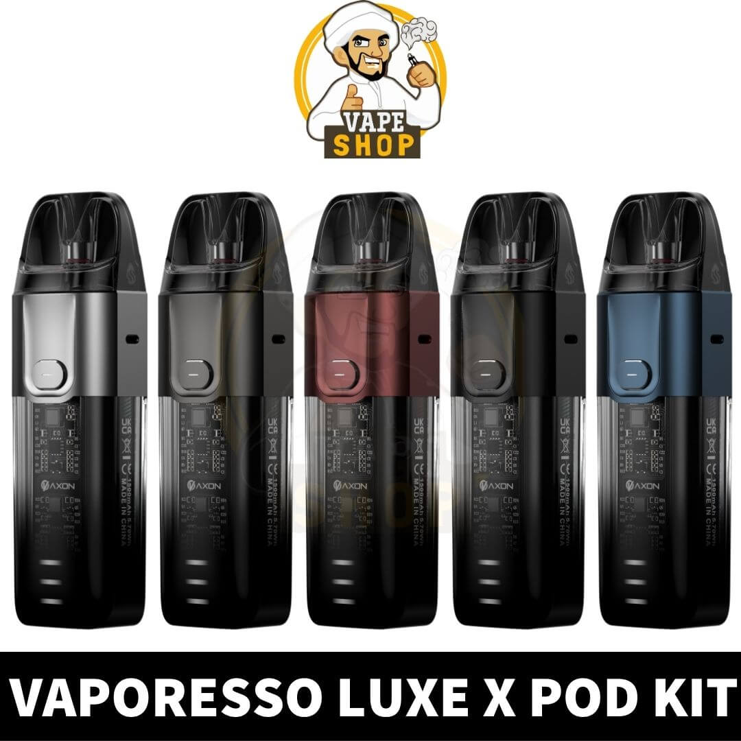 5 Colors Vaporesso Luxe X Pod Kit 1500mAh 40W Pod System in UAE Vaporesso Luxe X Pod Kit 1500mAh 40W Pod System in UAE - Image 1