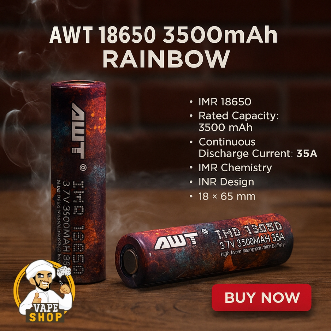 AWT-18650-3500mAh-RAINBOW-In-Dubai.jpg AWT 18650 IMR 3500mAh RAINBOW In Dubai - Image 1