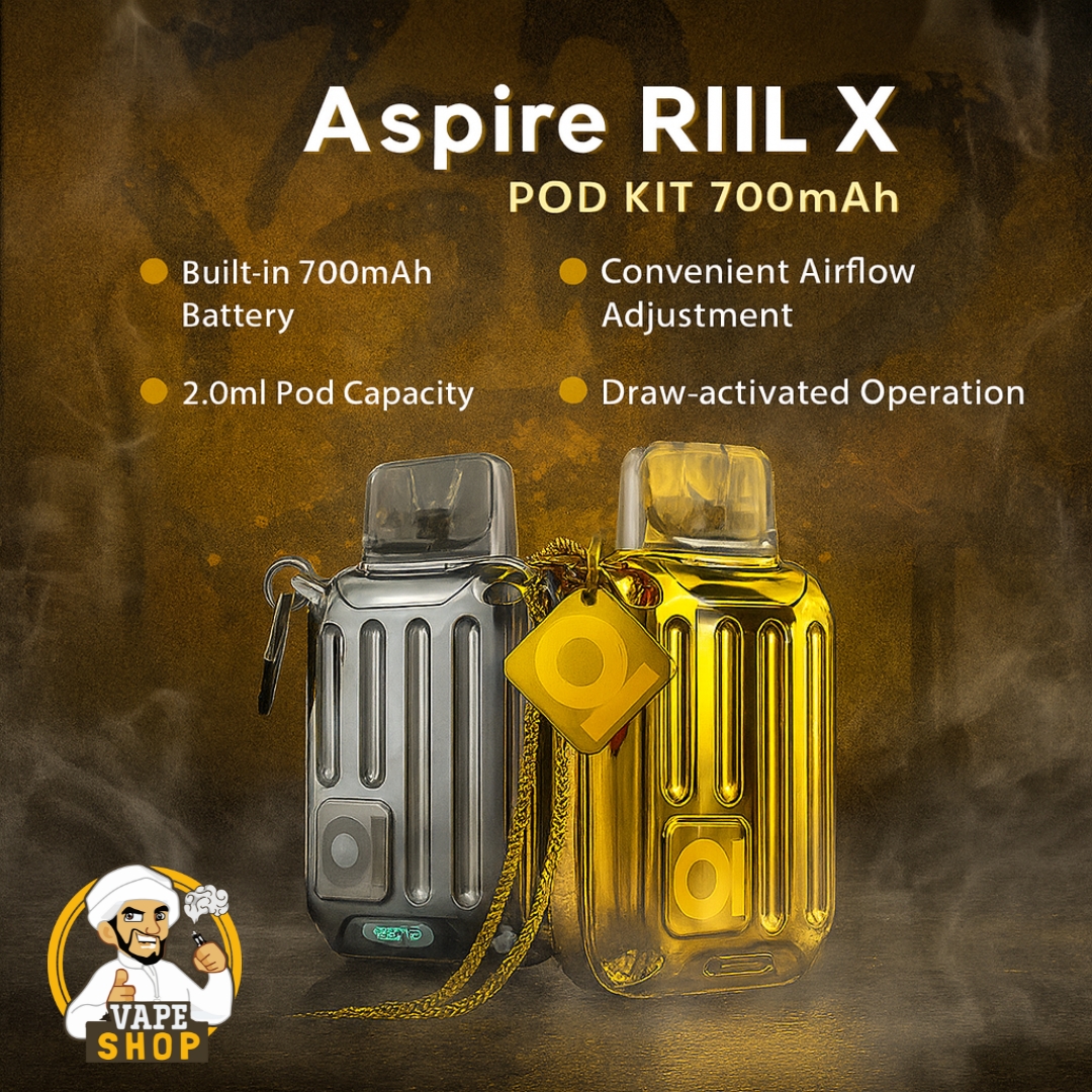 Aspire-Riil-X-Pod-Kit-700mAh-In-Dubai.jpg Aspire Riil X Pod Kit 700mAh In Dubai - Image 1