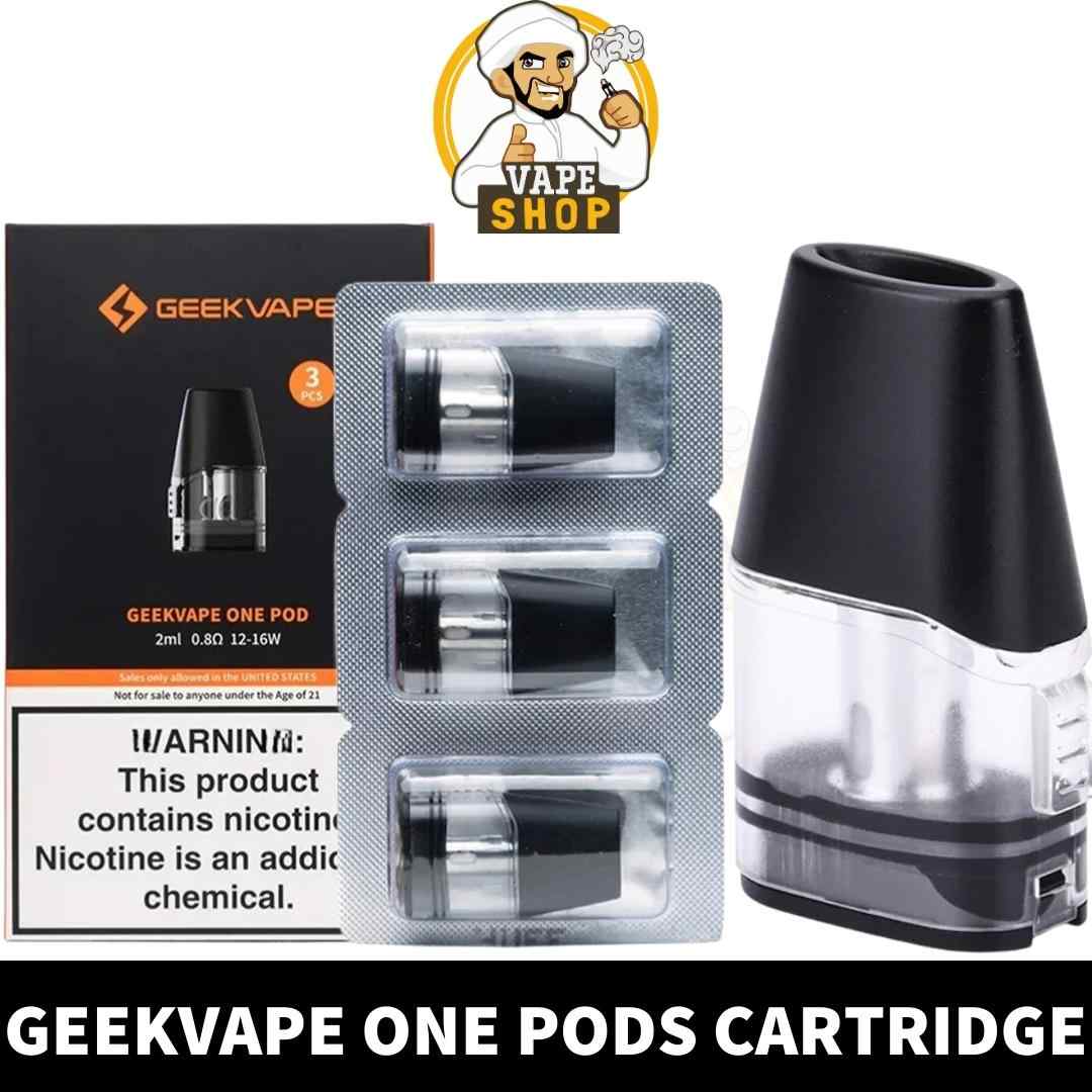 BEST-GEEKVAPE-One-Pods-0.8ohm-1.2ohm-Replacement-Pods-in-UAE-One-0.8ohm-Pods-in-Dubai-One-1.2ohm-Pods-Abu-dhabi-Pods-Near-me.jpg GEEKVAPE One Pods 0.8ohm, 1.2ohm Replacement Pods in Dubai, UAE – 3Pieces Per Pack - Image 1