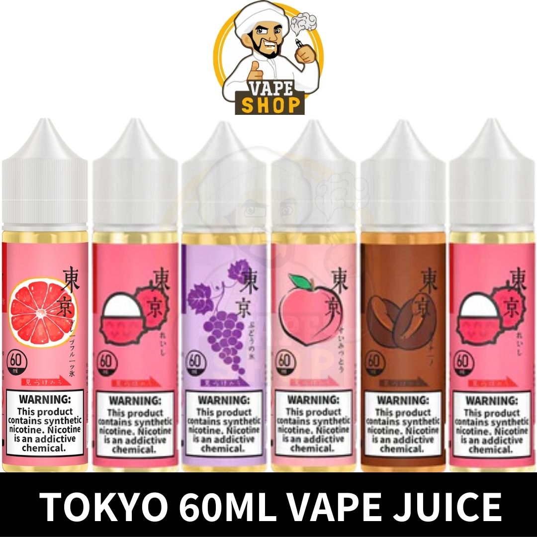 BEST Tokyo 60ml Liquid 0mg 3mg 6mg E Juice in Dubai, UAE - Vape Shop AE Tokyo 60ml Liquid 3mg E Juice in Dubai, UAE – Vape Shop AE - Image 1