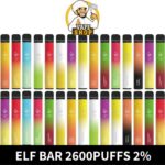 Elf Bar 2600 Puffs 2% nicotine Disposable Vape 1050mAh Vape in Dubai, UAE – Vape Shop AE - Image 2