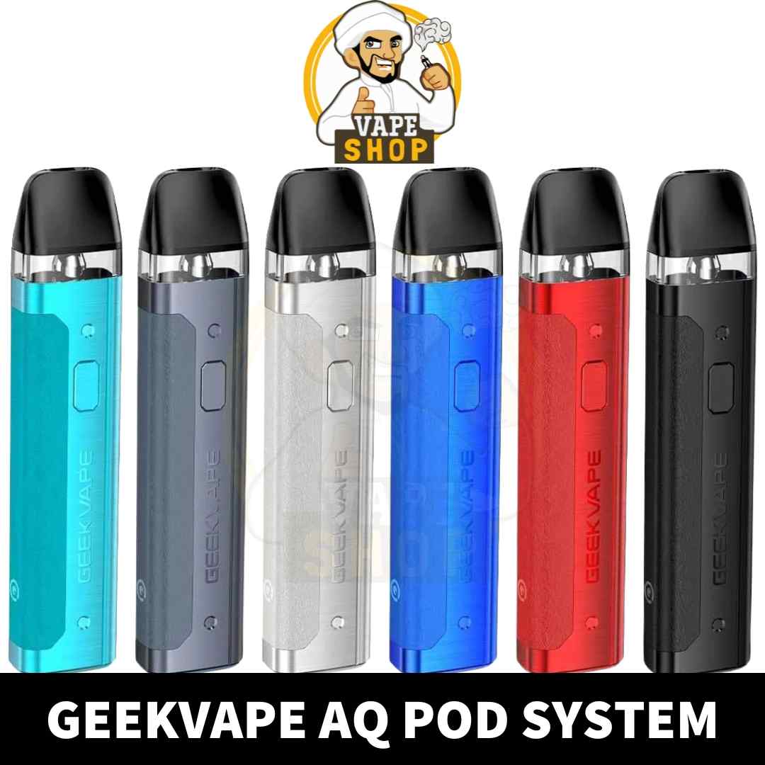 Buy-Aegis-Q-kit-20W-1000mAh-Pod-System-in-UAE-GEEKVAPE-AQ-Kit-Available-Colors_-Black-Blue-Grey-Red-Silver-Turquoise-Kit-Near-Megeekvape-aq-pod-system.jpg GEEKVAPE AQ Kit ( Aegis Q ) 20W Pod System 1000mAh Vape Kit 2ml Starter Kit in Dubai, UAE - Image 1