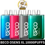 BECO Osens XL Disposable 10000 Puffs 50mg nicotine Rechargeable Vape