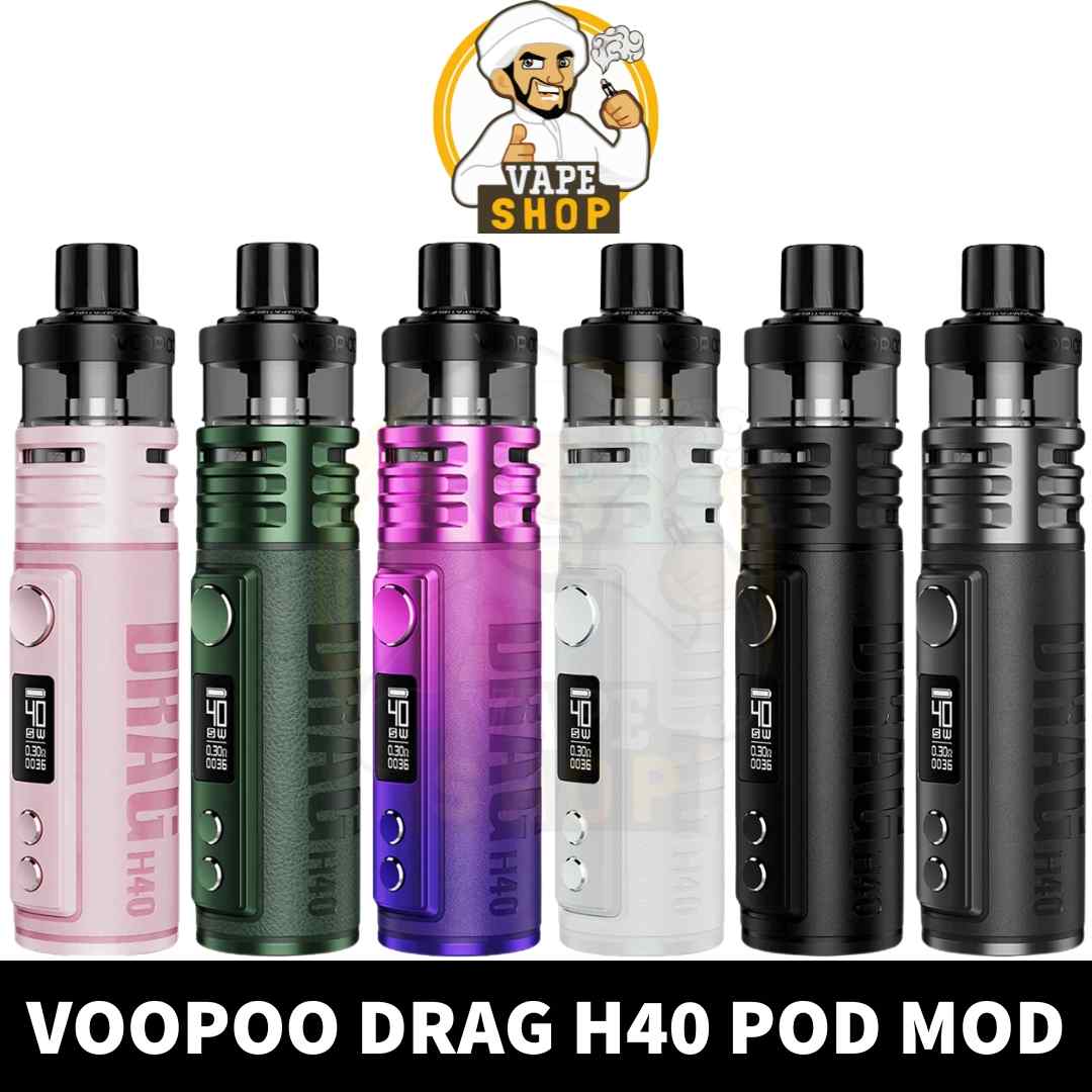 Buy-Drag-H40-Pod-Kit-of-40W-1500mAh-in-UAE-VOOPOO-Drag-H40-Pod-Mod-buy-in-Dubai-VOOPOO-Vape-Kit-Shop-in-Dubai-Near-Me.jpg VOOPOO Drag H40 Pod Mod 40W Pod System 1500mAh Vape Kit in Dubai, UAE - Image 1