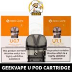 GEEKVAPE U Pods 0.7ohm, 1.1ohm Pod Cartridge 2ml Replacement Pod in Dubai, UAE – 3 PCS Per Pack
