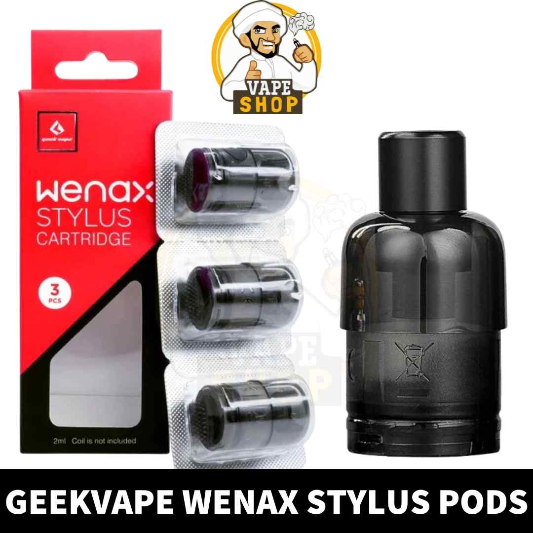 Buy-GEEKVAPE-Wenax-Stylus-Cartridge-Replacement-Pods-in-Abu-Dhabi-UAE-GEEKVAPE-Stylus-Pods-UAE-Geekvape-Pods-Shop-near-me-vape-dubai.jpg GEEKVAPE Wenax Stylus Cartridge Replacement Pods in Dubai, UAE – 3 PCS Per Pack - Image 1