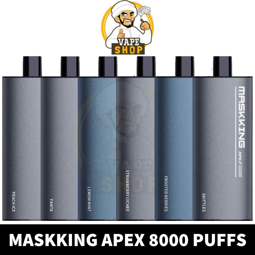 Buy-MASKKING-Apex-Disposable-in-UAE-Maskking-8000-Puffs-APEX-Disposable-Vape-in-Dubai-MASKKING-APEX-8000-Puffs-shop-near-me.jpg MASKKING Apex Disposable 8000 Puffs Rechargeable Vape in Dubai, UAE - Image 1