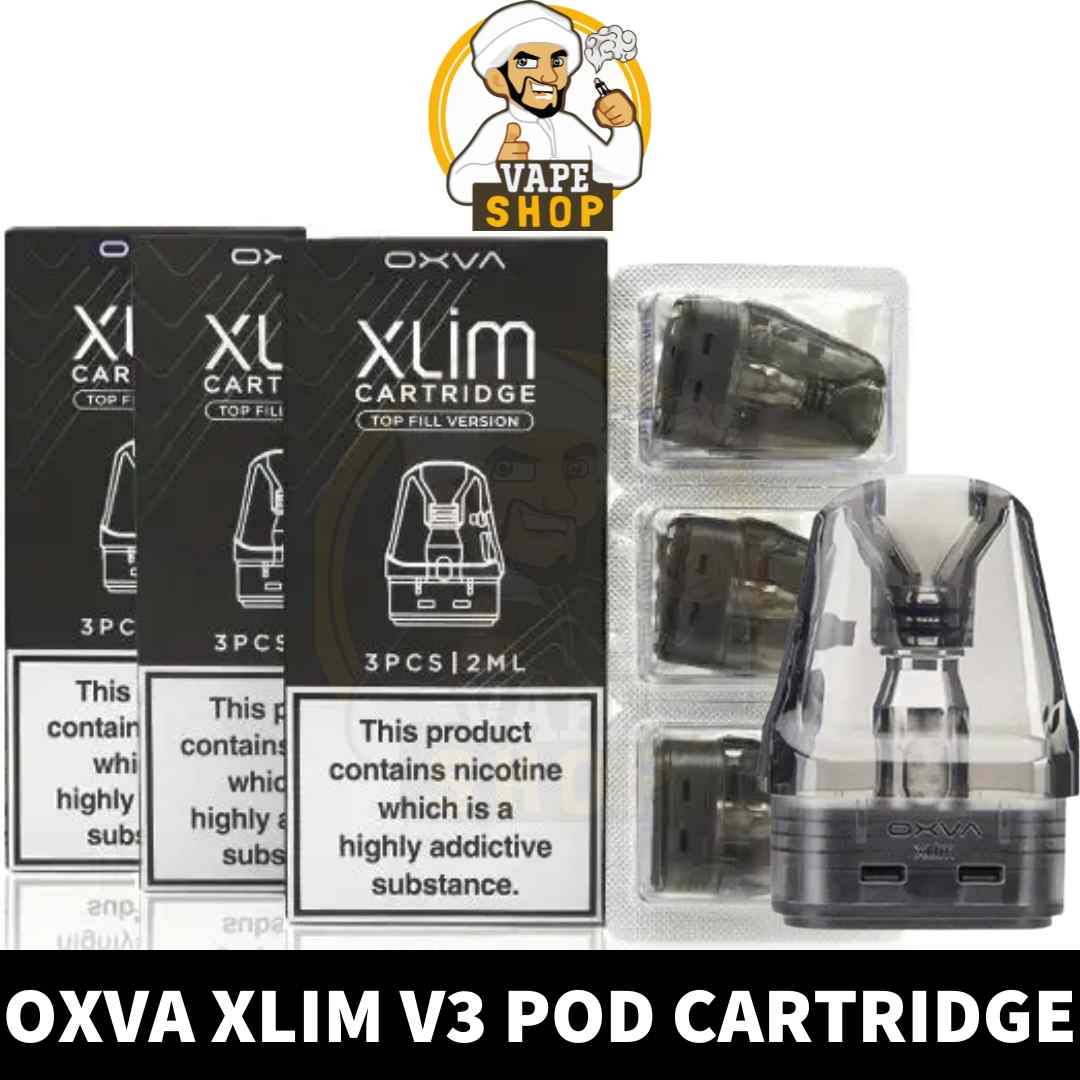 Buy-OXVA-Xlim-V3-Pods-in-UAE-From-Disposable-Store-AE-OXVA-Xlim-Pods-Shop-Dubai-Xlim-V3-Replacement-Pods-Dubai-vape-Shop-near-me.jpg OXVA Xlim V3 Top Fill Version Pods 0.6ohm, 0.8ohm, 1.2ohm Pod Cartridge Replacement Pod in Dubai, UAE - Image 1