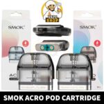SMOK Acro Pods 2ml 0.8ohm MESH, 0.6 DC MTL Replacement Pods in Dubai, UAE – 3 PCS Per Pack