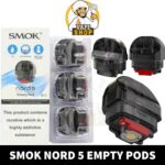 SMOK Nord 5 Empty Pods for 80W in Dubai, UAE – 3PCS Per Pack