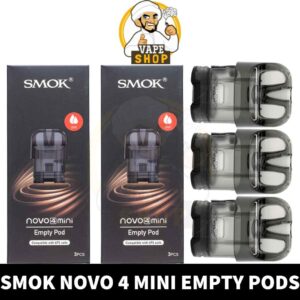 SMOK Novo 4 Mini Empty Pods 2ml Replacement Pods Cartridge in Dubai, UAE