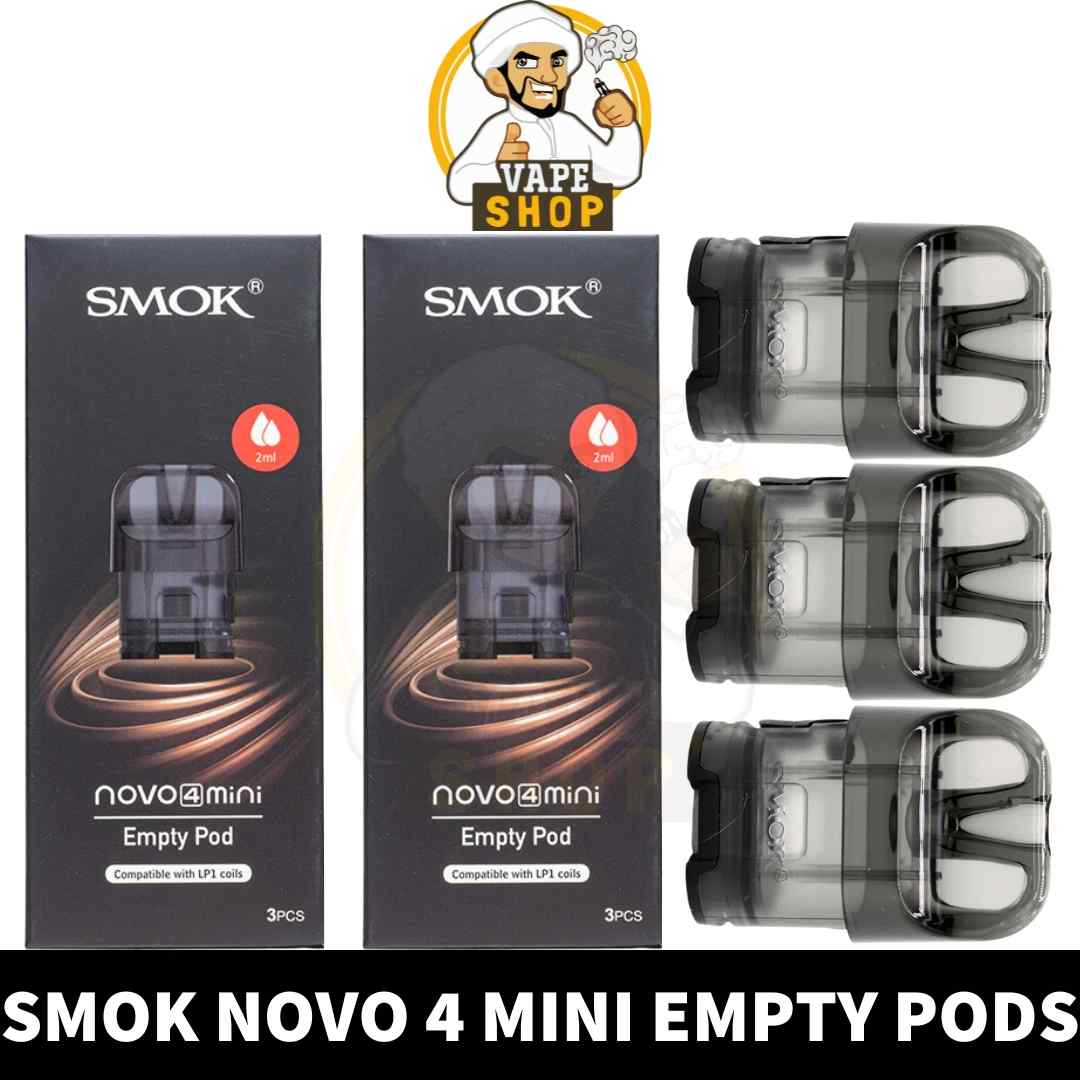 Buy-SMOK-Novo-4-Mini-Empty-Pods-of-2ml-Capacity-in-UAE-Novo-4-Mini-Replacement-Pod-in-Dubai-Novo-4-Mini-Pod-Cartridge-Shop-in-Dubai.jpg SMOK Novo 4 Mini Empty Pods 2ml Replacement Pods Cartridge in Dubai, UAE - Image 1