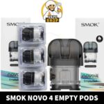SMOK Novo 4 Empty Pods 2ml Pod Cartridge in Dubai, UAE – 3 PCS Per Pack