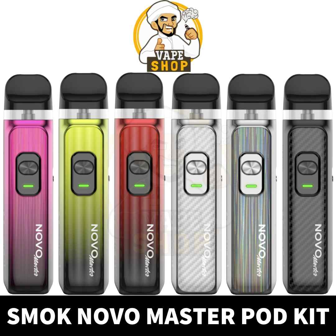 Buy-SMOK-Novo-Master-Kit-30W-1000mAh-Vape-kit-in-UAE-Available-Colors_-Pink-Green-Red-Black-Silver-Silver-Laser-in-Dubai-Shop-Near-Me.jpg SMOK Novo Master Kit 30W Pod System 1000mAh Vape Kit in Dubai, UAE - Image 1