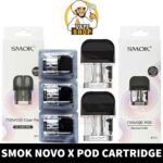 SMOK Novo X Pods DC MTL & Meshed Pod Cartridge 2ml Replacement Pods in Dubai, UAE – 3 Pieces Per pack