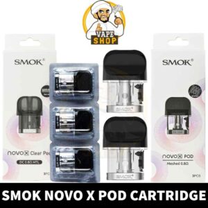 SMOK Novo X Pods DC MTL & Meshed Pod Cartridge 2ml Replacement Pods in Dubai, UAE – 3 Pieces Per pack