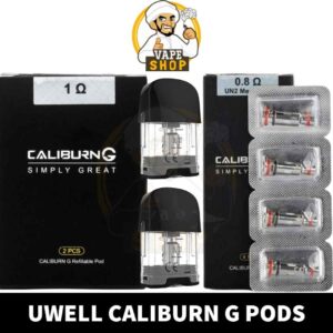 UWELL Caliburn G/G2 Pods 2ml Replacement Pods with Caliburn G/G2 Coils in Dubai, UAE