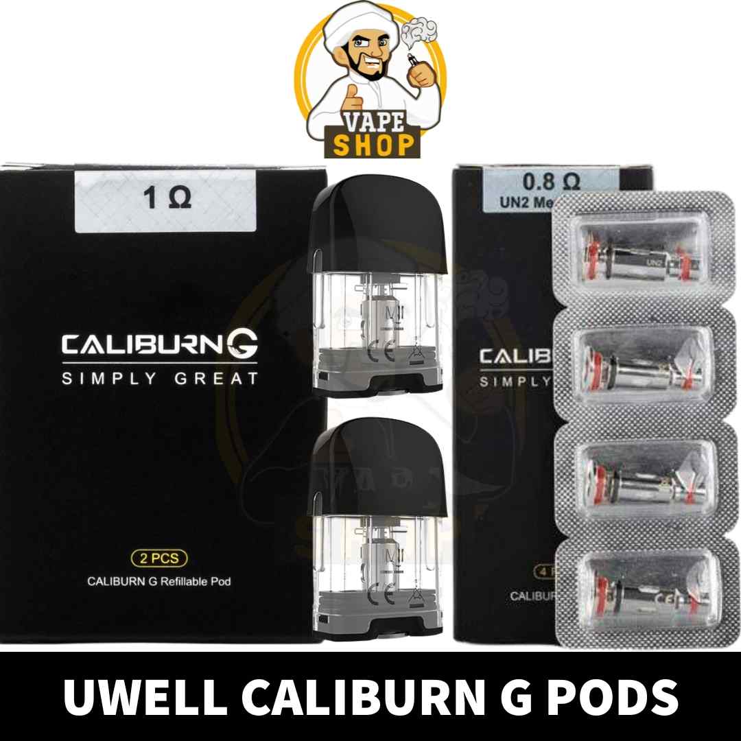Buy-UWELL-Caliburn-G-Pods-Caliburn-G2-Pods-with-Caliburn-G-Coils-Caliburn-G2-Coils-in-UAE-Caliburn-G-UN2-Meshesh-H-Pods-near-me.jpg UWELL Caliburn G/G2 Pods 2ml Replacement Pods with Caliburn G/G2 Coils in Dubai, UAE - Image 1