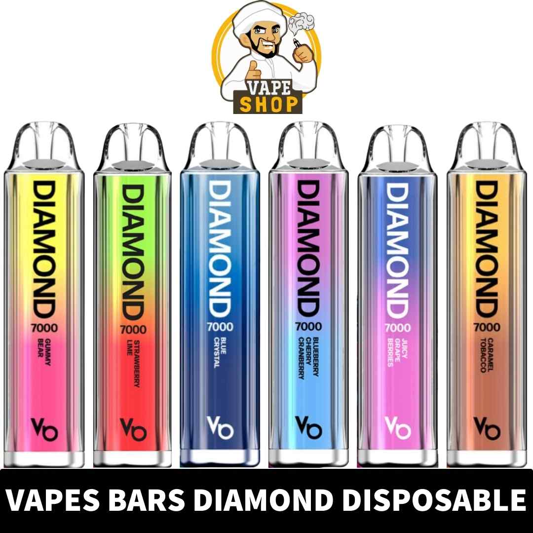 Buy-VAPES-BARS-Diamond-7000-2-Puffs-Disposable-Vape-Price-in-UAE-VAPES-BARS-7000Puffs-Diamond-Disposable-Vape-Shop-Near-Me.jpg Vapes Bars Diamond 2% Nicotine 7000 Puffs in Dubai, UAE - Image 1