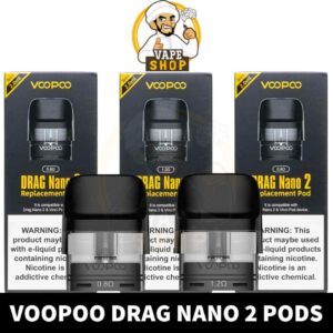 VOOPOO Drag Nano 2 Pods 2ml Replacement Pod Cartridge in Dubai, UAE