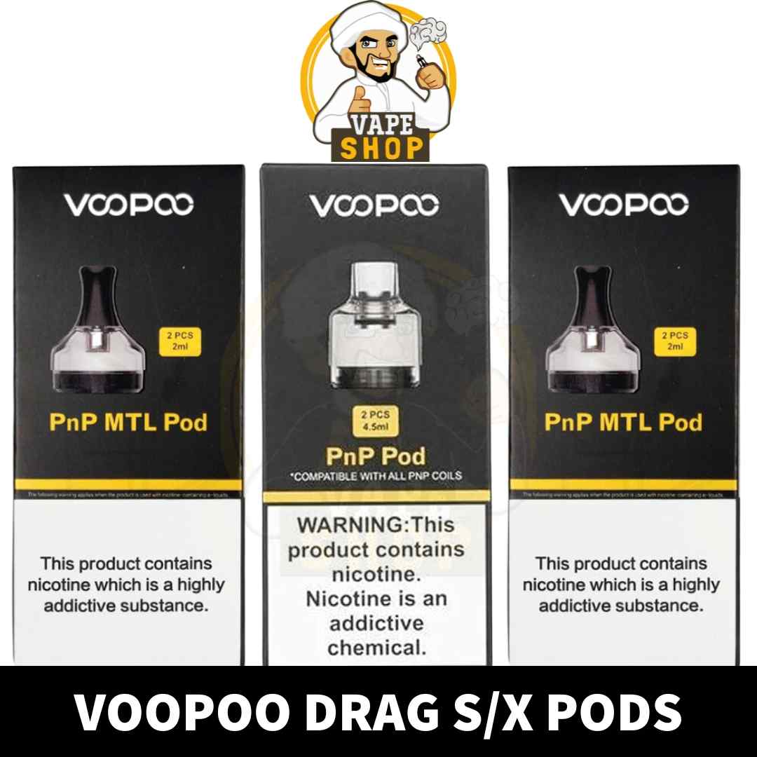 Buy-VOOPOO-Drag-X-Pods-Drag-S-Pods-in-UAE-VOOPOO-Drag-S_X-Pods-PnP-PnP-MTL-Pods-in-Dubai-4.5-ml-Pods-for-VM1-VM5-Near-me.jpg VOOPOO Drag X/S Pods 4.5ml PnP & PnP MTL Replacement Pods in Dubai, UAE - Image 1