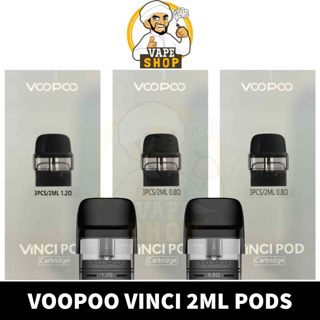 Buy-VOOPOO-Vinci-Replacement-Pod-of-0.8ohm-Freebase-Pod-1.2-ohm-Saltnic-Pod-in-UAE-VOOPOO-Vinci-Pods-Shop-in-Dubai-Near-Me.jpg VOOPOO Vinci Pods 2ml Replacement Pod Cartridge in Dubai, UAE - Image 1