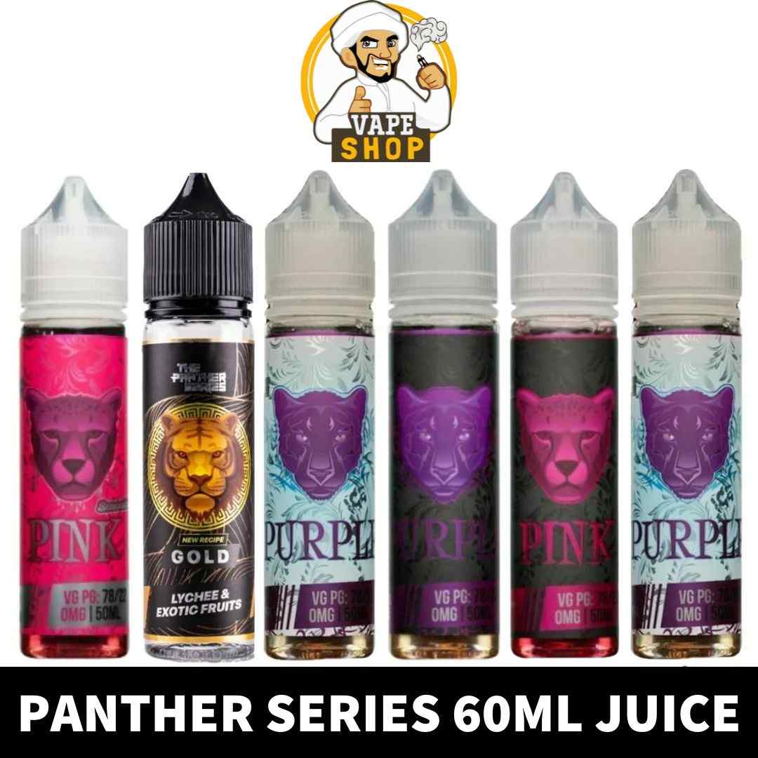 DR Vapes Panther Series 30ml Salt Nic 30mg & 50mg E-liquid in Dubai, UAE DR VAPE The Panther Series 60ml 3mg E-liquid in Dubai, UAE - Image 1