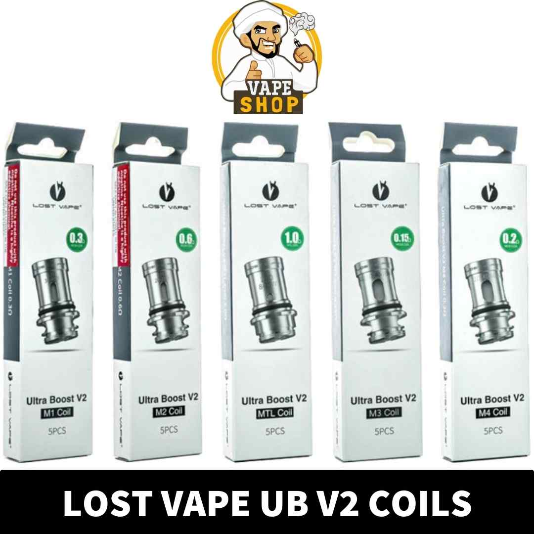 Discover-the-Lost-Vape-UB-V2-Replacement-Coils-available-in-various-resistance-options-including-0.3ohm-0.6ohm-1.0ohm-.15ohm-and-0.2ohm.jpg LOST VAPE UB V2 Replacement Coils (5PCS) in Dubai, UAE - Image 1
