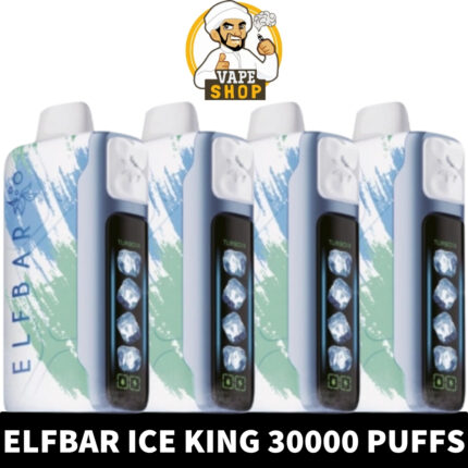 ELF-BAR-ICE-KING-30000-PRICE-IN-DUBAI-430x430-1.jpg Elf bar Ice King Ice Adjustable Disposable Vape Up To 30000 Puffs 50mg Nicotine - Image 1