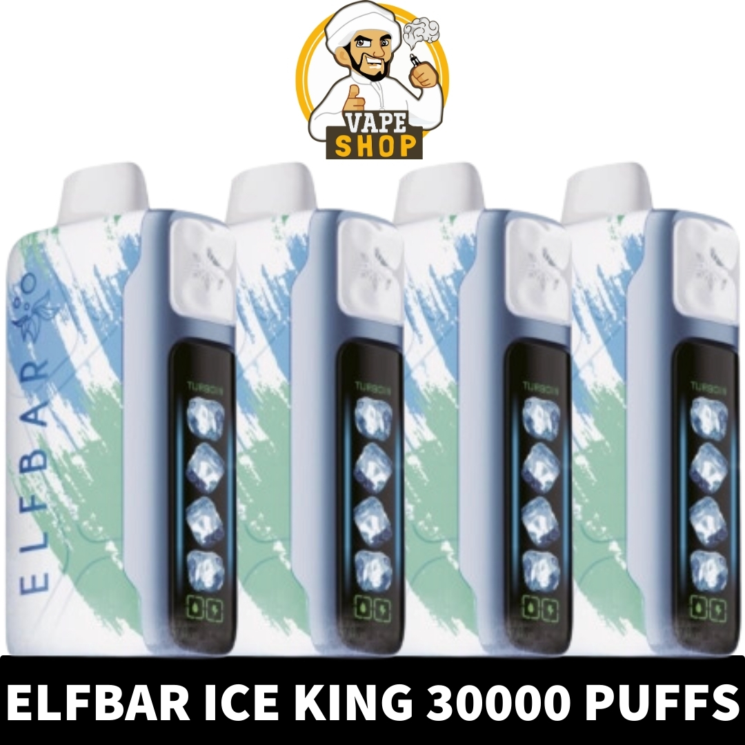 ELF-BAR-ICE-KING-30000-PRICE-IN-DUBAI.jpg Elf bar Ice King Ice Adjustable Disposable Vape Up To 30000 Puffs 50mg Nicotine - Image 1