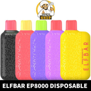 ELF BAR EP8000 Puffs 20MG & 50MG Nicotine Disposable Vape in Dubai, UAE