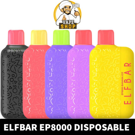 ELFBAR-EP8000-Vape-Price-in-Dubai-430x430-1.jpg ELF BAR EP8000 Puffs 20MG & 50MG Nicotine Disposable Vape in Dubai, UAE - Image 1
