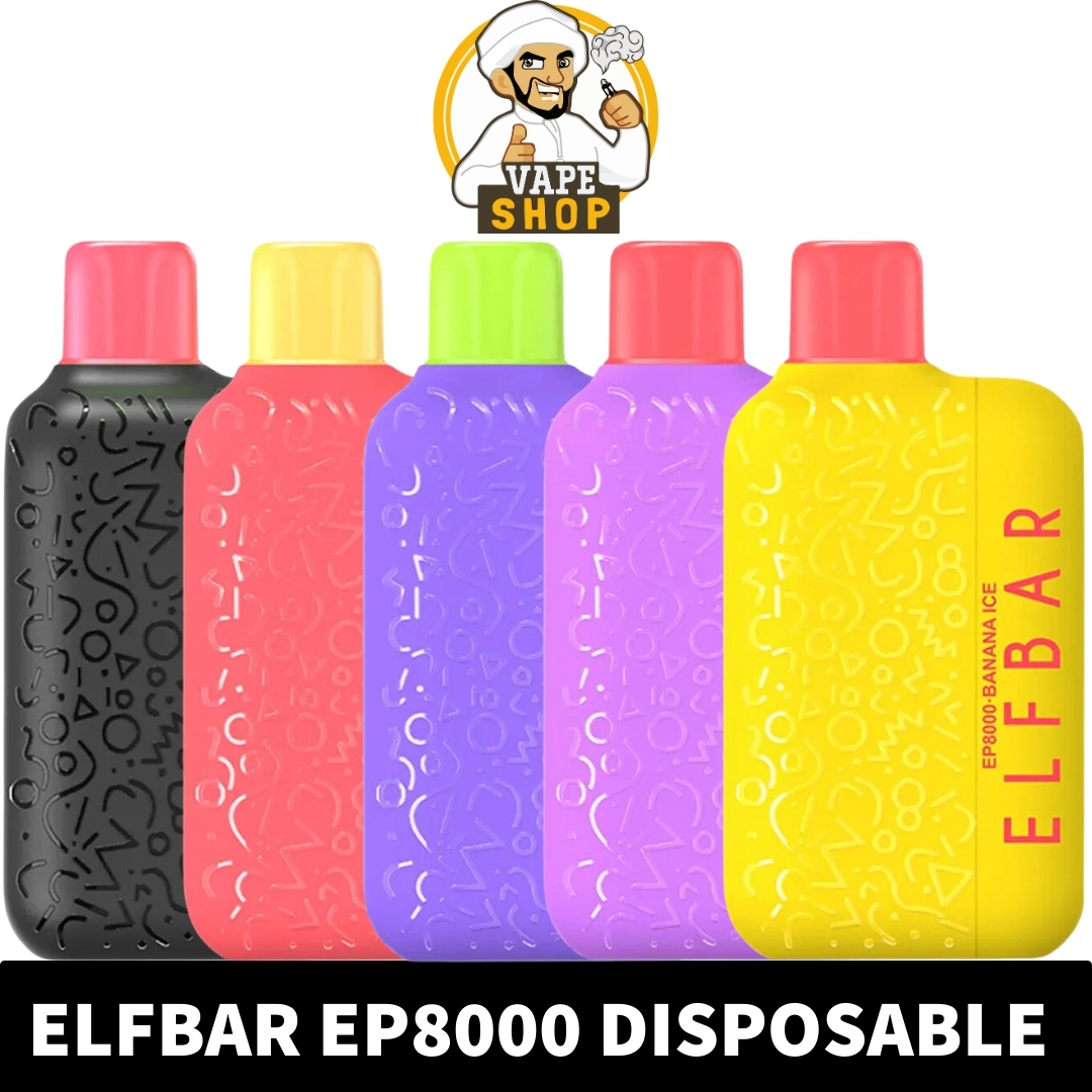 ELFBAR-EP8000-Vape-Price-in-Dubai.jpg ELF BAR EP8000 Puffs 20MG & 50MG Nicotine Disposable Vape in Dubai, UAE - Image 1