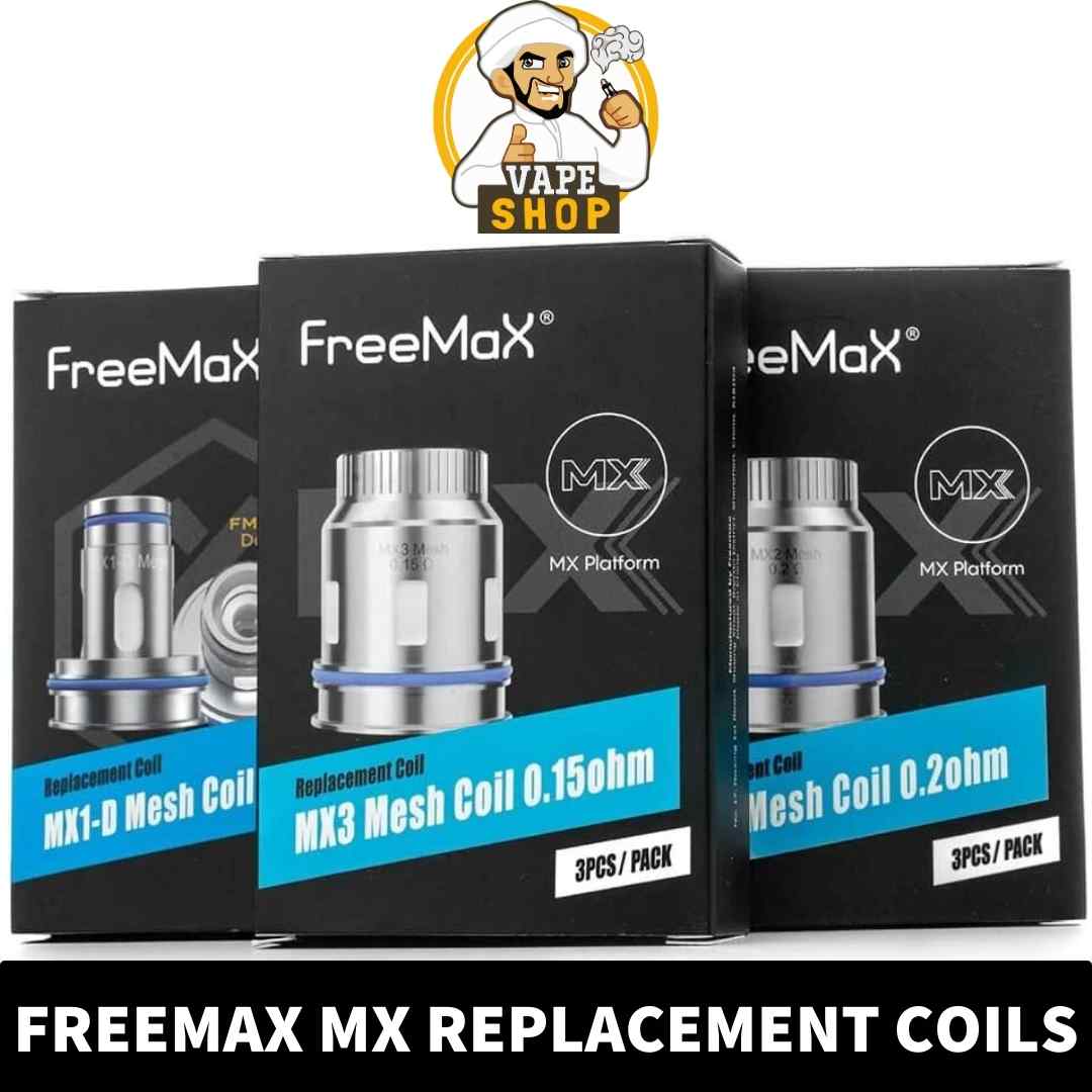 Elevate-your-vaping-experience-with-Freemax-MX-Replacement-Coils-MX1-50-80W-MX2-60-90W-MX3-80-110W-and-MX1-SS316L-0.12ohm-1.jpg FREEMAX MX Replacement Coils (3-Pack) in Dubai, UAE - Image 1