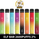 Elf Bar 2600 Puffs 2% nicotine Disposable Vape 1050mAh Vape in Dubai, UAE – Vape Shop AE