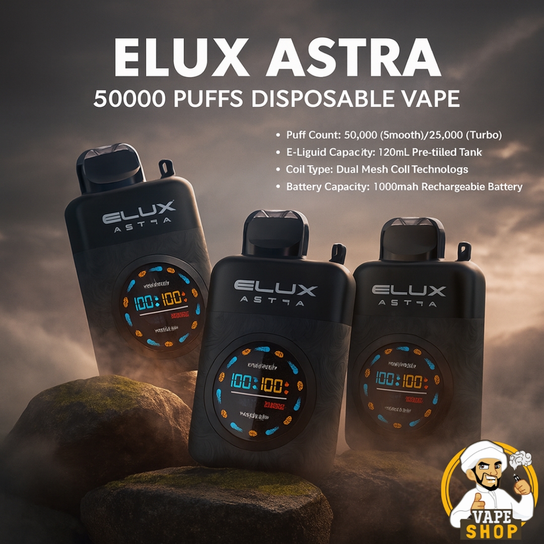 Elux-Astra-50000-Puffs-Disposable-Vape-50MG.jpg Elux Astra 50000 Puffs Disposable Vape 50MG In Dubai - Image 1