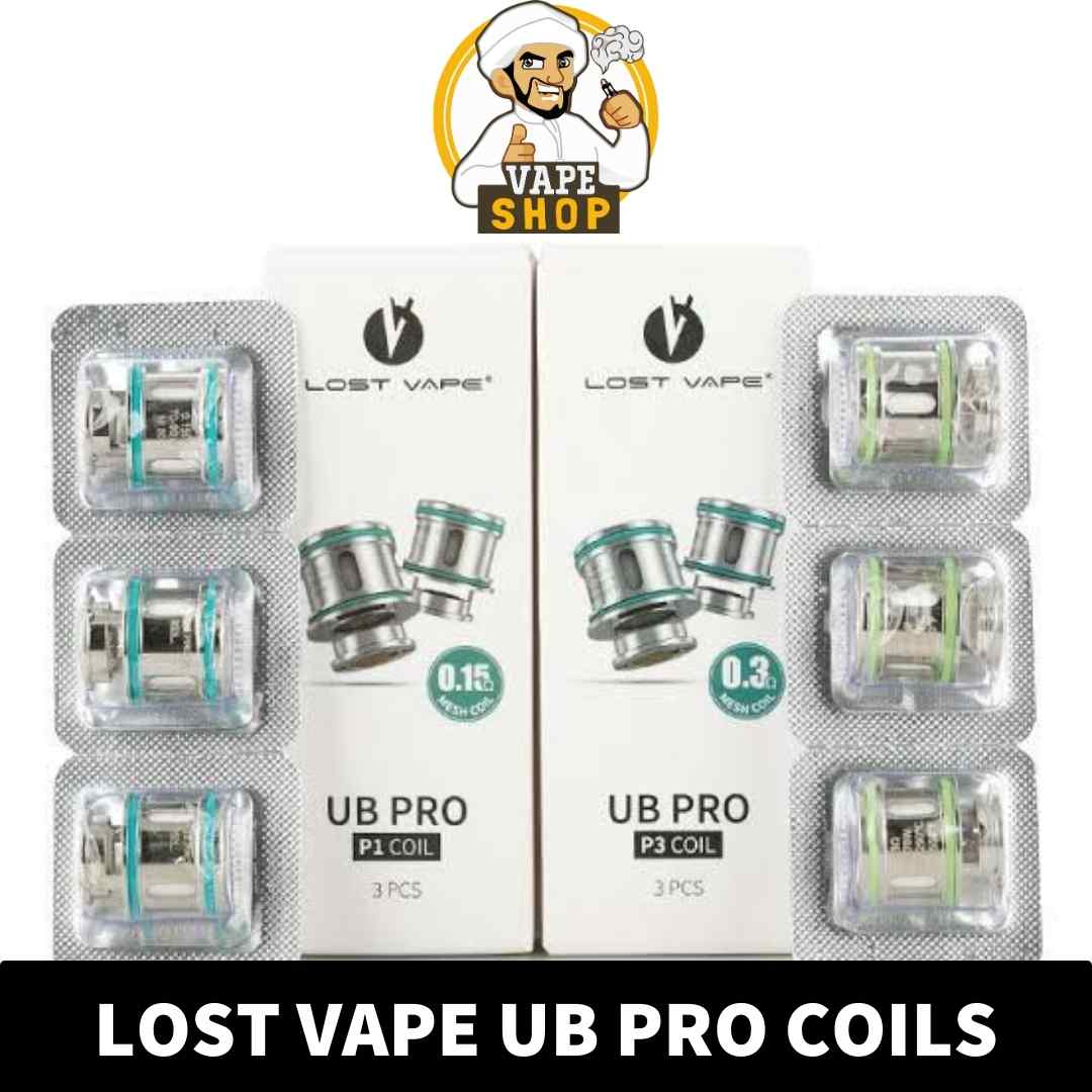 Experience-vaping-performance-with-Lost-Vape-UB-Pro-Replacement-Coils.-Available-in-UB-Pro-P1-0.15ohm-Mesh-or-UB-Pro-P3-0.3ohm-Mesh.jpg LOST VAPE UB Pro Replacement Coils (3 Coils Per Pack) in Dubai, UAE - Image 1