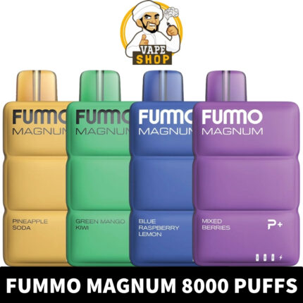 FUMMO-Magnum-8000-Puffs-20MG-Disposable-Vape-in-Dubai-430x430-1.jpg FUMMO Magnum 8000 Puffs 2% Nicotine Disposable Vape in Dubai - Image 1