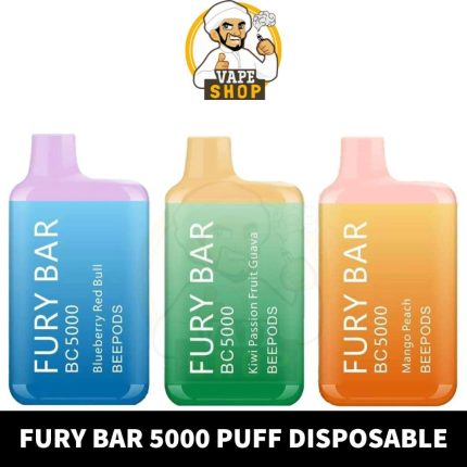 FURY-BAR-5000-PUFF-DISPOSABLE-VAPE-430x430-1.jpg Fury bar Bee Pods 50MG 5000 puff disposable Vape - Image 1