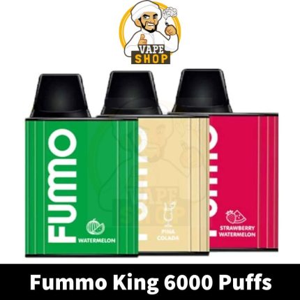 Fummo-King-6000-Puffs-430x430-1.jpg Fummo King 6000 Puffs 2% nicotine Rechargeable Disposable Vape Buy in UAE Dubai - Image 1