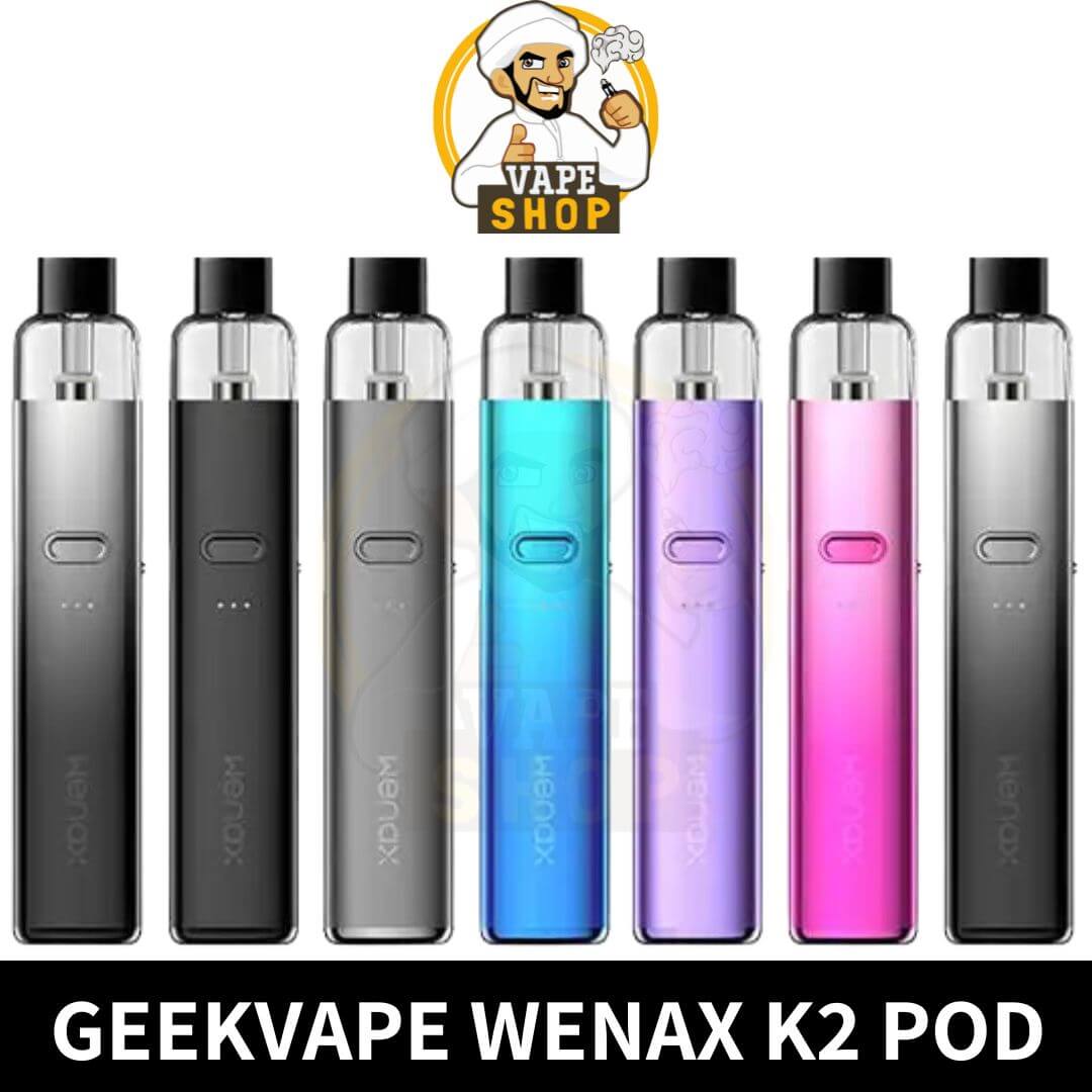 GEEKVAPE WENAX K2 POD SYSTEM IN DUBAI Geekvape Wenax K2 2ml 1000mAh Pod System In Dubai - Image 1