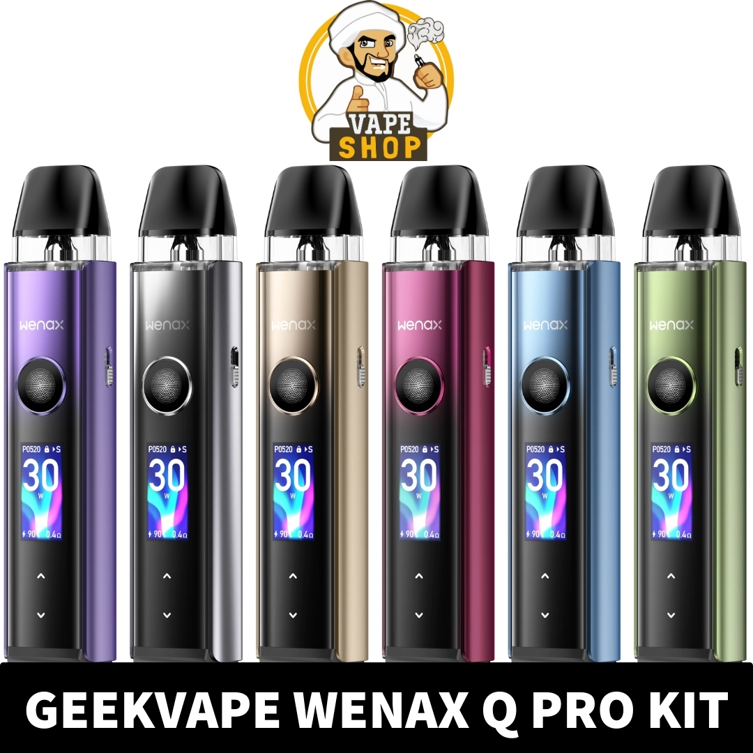 Vape Shop AE - GEEKVAPE WENAX Q Pro Price in Dubai GEEKVAPE Wenax Q Pro Pod System 30W Vape Kit in Dubai - Image 1