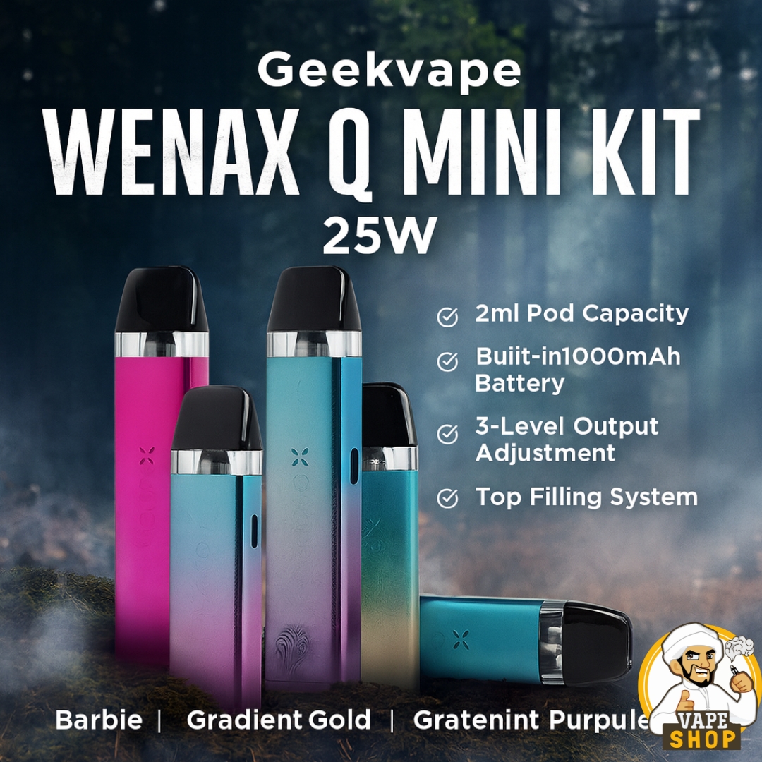 Geekvape-Wenax-Q-Mini-Kit-25W-In-Dubai.jpg Geekvape Wenax Q Mini Kit 25W In Dubai - Image 1