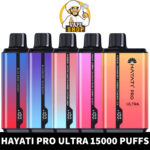 HAYATI Pro Ultra 15000 Puffs dual flavours 2% Nicotine Disposable Vape in Dubai