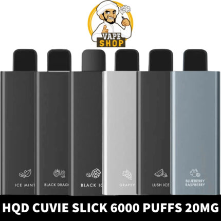 HQD-CUVIE-SLICK-6000-PUFFS-NICOTINE-430x430-1.jpg Hqd Cuvie Slick 6000 Puffs 20MG nicotine - Image 1