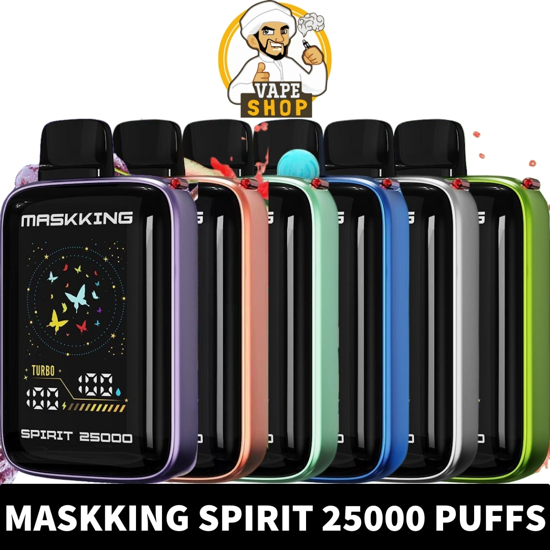 MASKKING-Spirit-25000-Puffs-Price-in-Dubai.jpg MASKKING Spirit 25000 Puffs 50MG Nicotine - Image 1