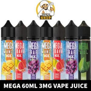 MEGA 3MG 60ML Bottle Liquid Freebase